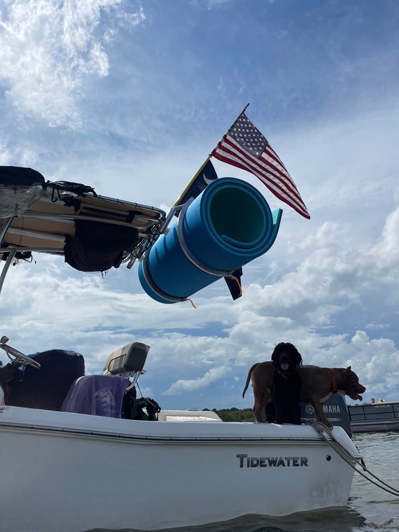 Floating Water Mat/pad Travel/storage Rack Solution for Center Console Boats-aluminum  Powder Coated -  Canada