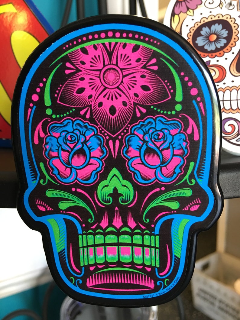 Sugar Skull Receiver Hitch Cover Etsy