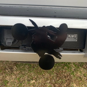 Dirt Bike Rider receiver Hitch Cover- Metal- Powder coated