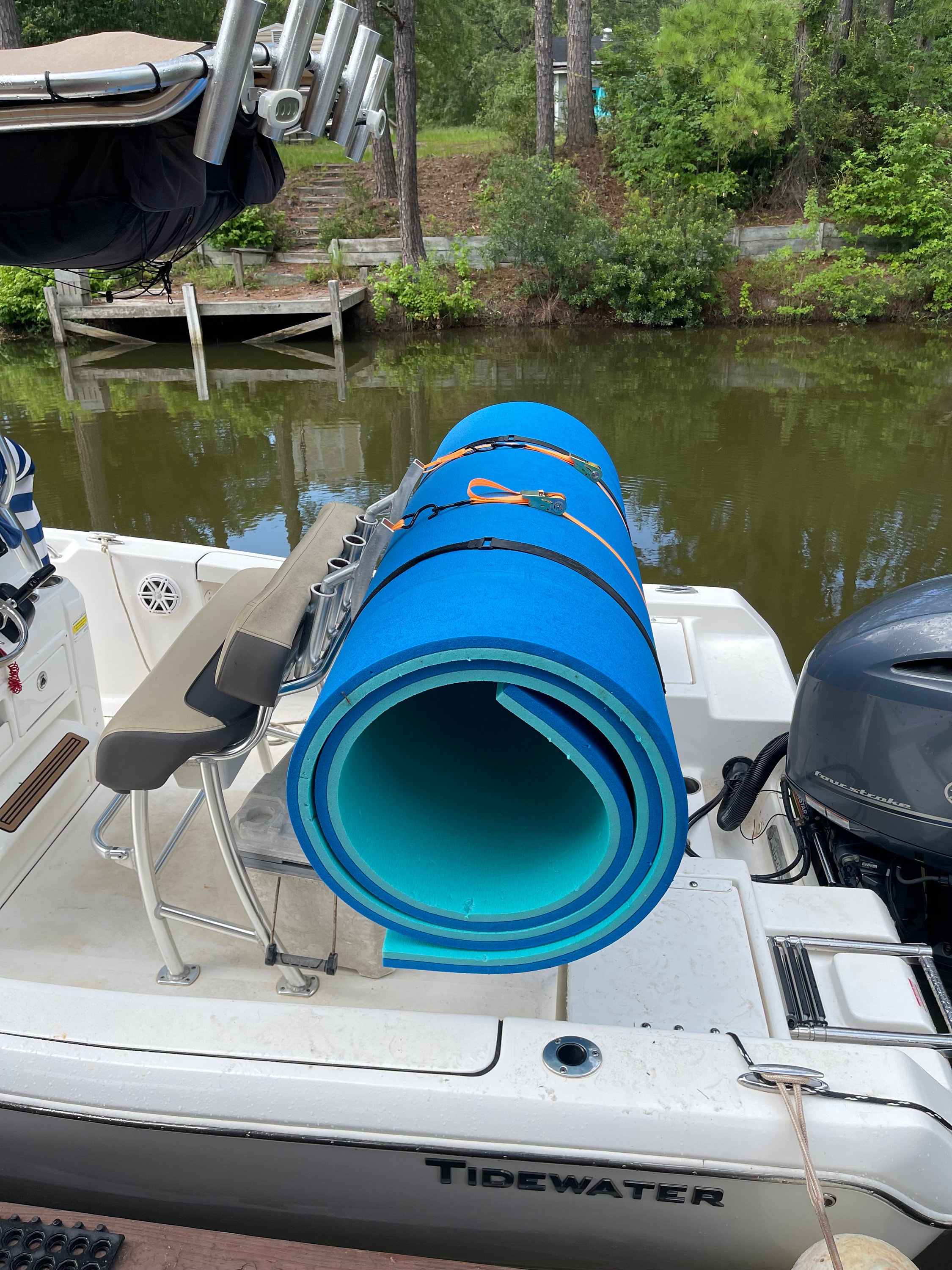 Get a Floating Mat Rack for Your Boat Here