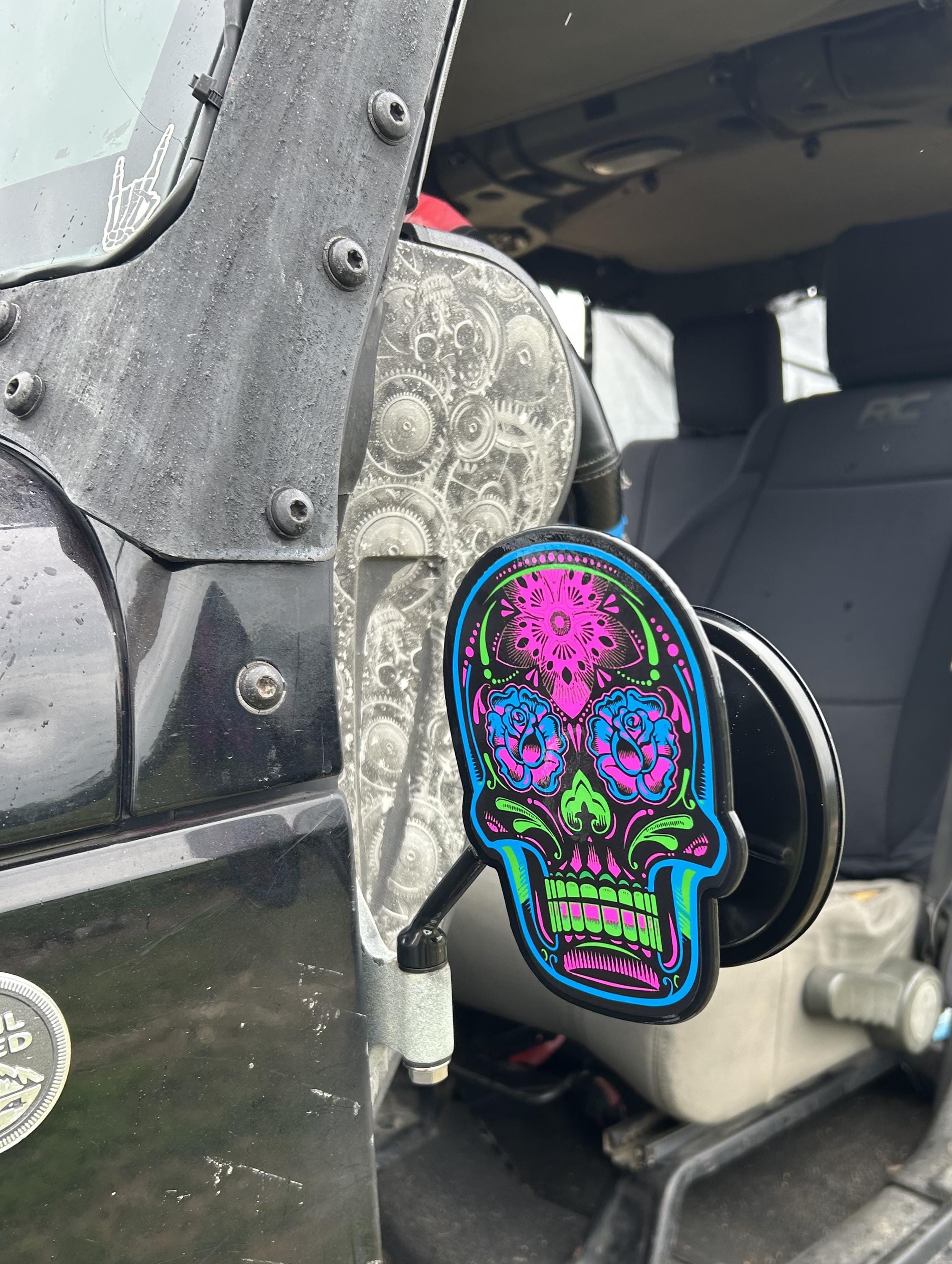 Custom Side Mount Mirrors-Design/Create Your Custom pair-Powder Coated Your color choice