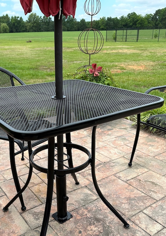 Patio Umbrella Holder Heavy Duty Steel Umbrella Base String