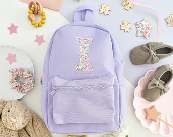 Liberty of London personalisierter Kinderrucksack - lila