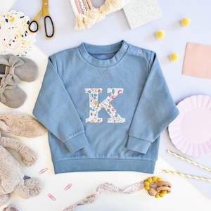 Liberty of London personalised children's jumper - blue