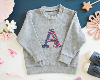 Liberty of London personalised children's jumper - grey