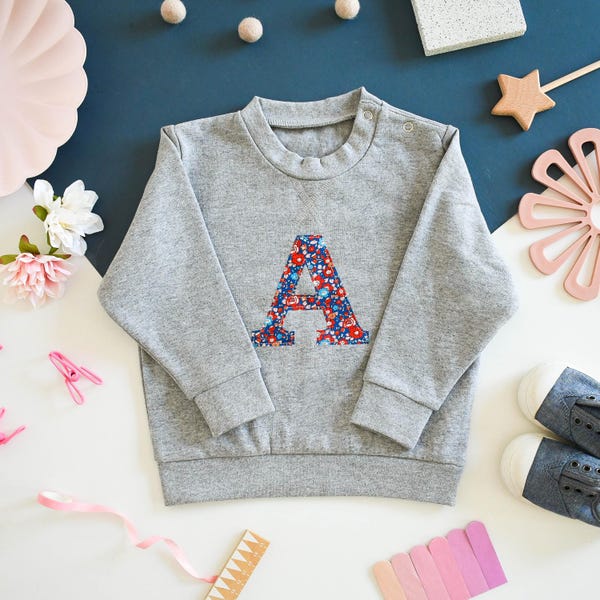 Liberty of London personalised children's jumper - grey