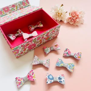 Liberty of London hair bow on alligator clip