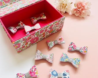 Liberty of London hair bow on alligator clip