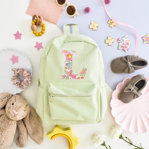 Sac à dos enfant personnalisé Liberty of London - vert clair