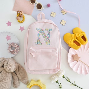 Liberty of London personalised children's backpack - pink