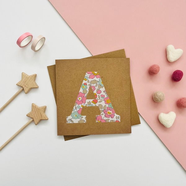 Liberty of London personalised greeting card