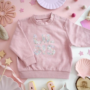 Liberty of London lil sis children&#39;s jumper - pink