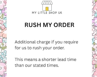 Rush my order