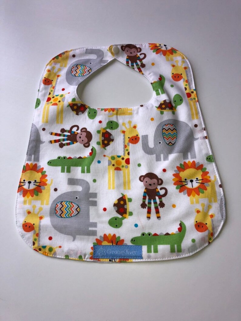 dribble bibs with plastic backing