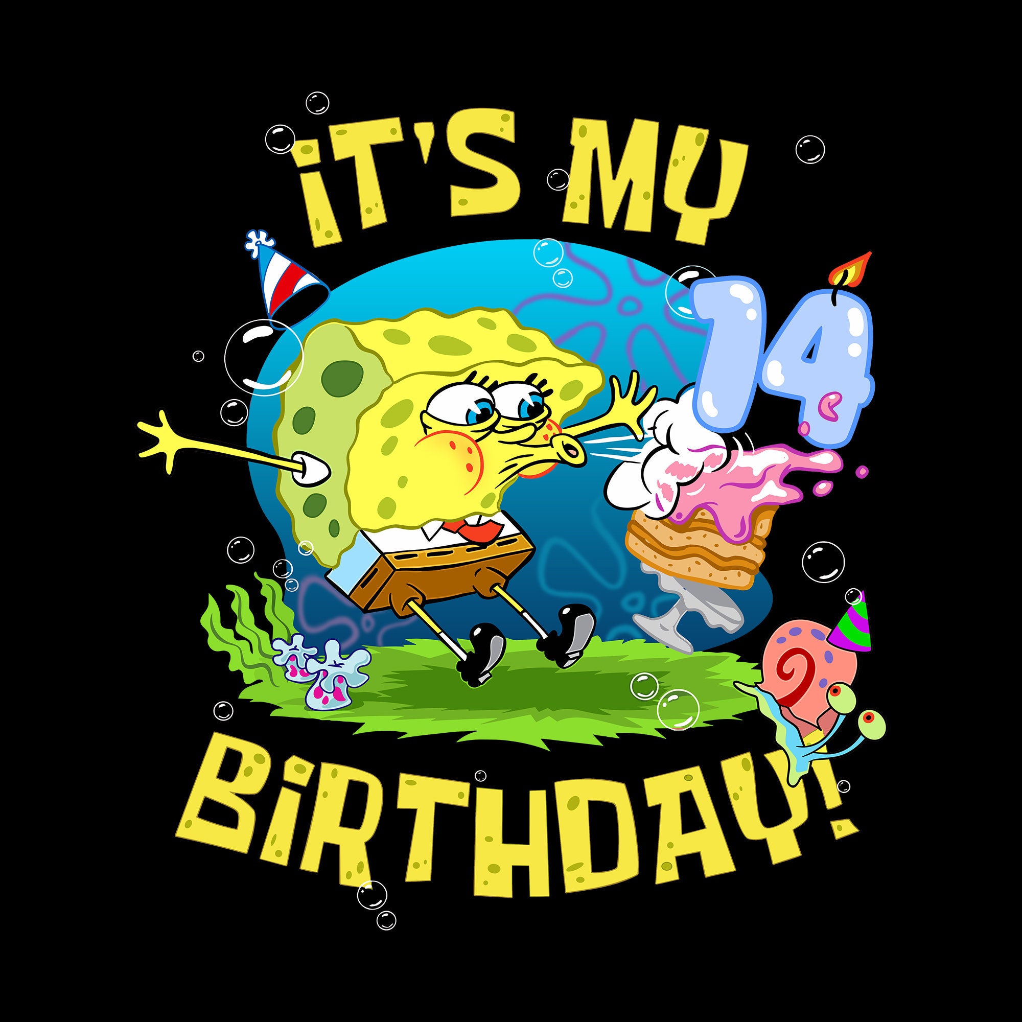 Spongebob Birthday Party, Spongebob Party, Cake Topper, Party Decor,  Spongebob Decor 