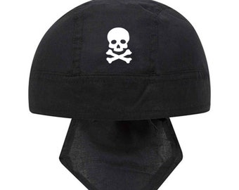 Biker Skull Cap - Etsy