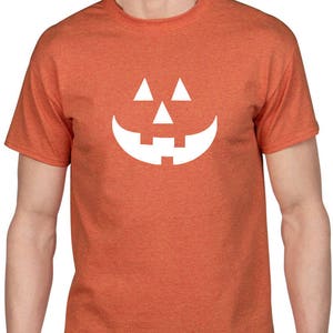 Mannen pompoen gloed in de donkere zware katoen Classic passen ronde hals korte mouw T-Shirts-S ~ 3XL (Mt-002-tp)