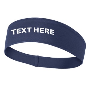 Your Own Text Moisture Wicking Headbands for Men and Women - Personalization