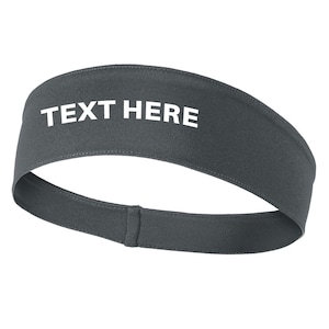 Your Own Text Moisture Wicking Headbands for Men and Women ...