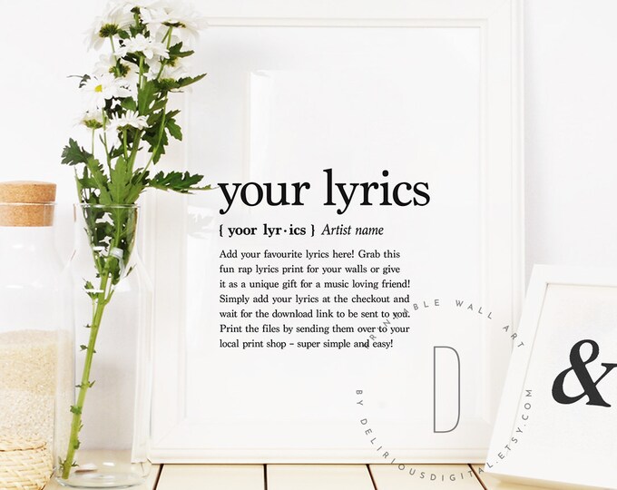 Printable hip-hop posters &amp; party decorations by DeliriousDigital