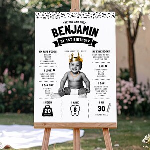 The Big One First Birthday Sign, Hip Hop Party Decor Printable image 6