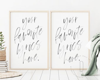 Custom Wall Script - Etsy