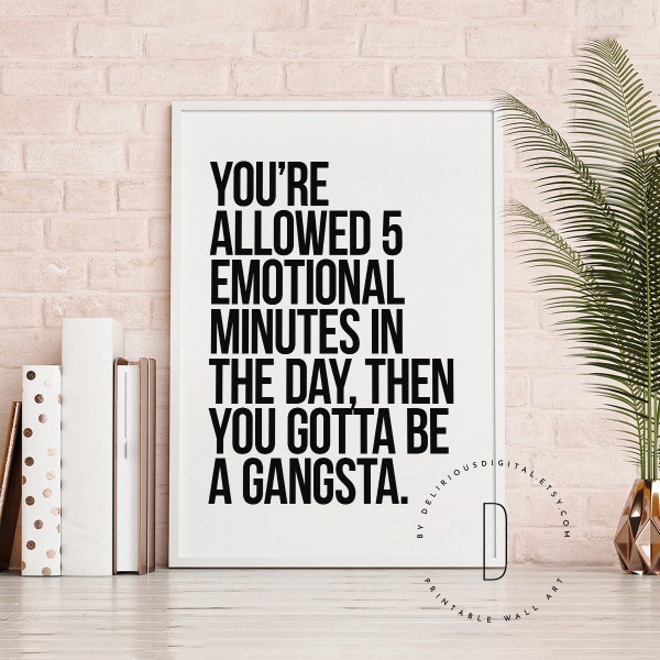 Rap poster, Rap art, Rap quotes wall art, Gangster rap sign, Gangsta rap mom, Hip hop art, Hiphop poster, Thug life, Rap decor, DIGITAL FILE