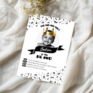 Hip Hop First Birthday Invitation – The Big One Editable Digital Template image 7