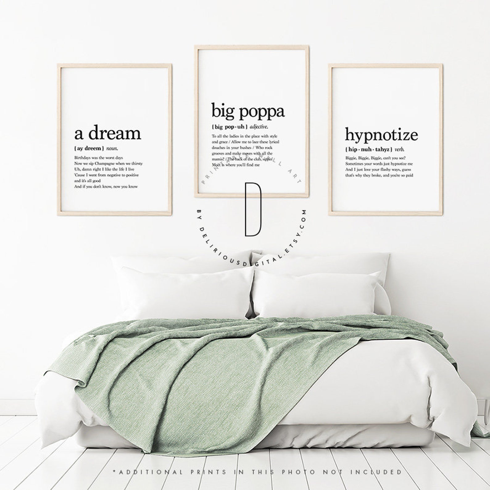 Rap Lyrics Wall Art Hip Hop Art Rap Quotes Wall Art Rap Etsy