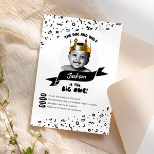 Hip Hop First Birthday Invitation – The Big One Editable Digital Template image 6