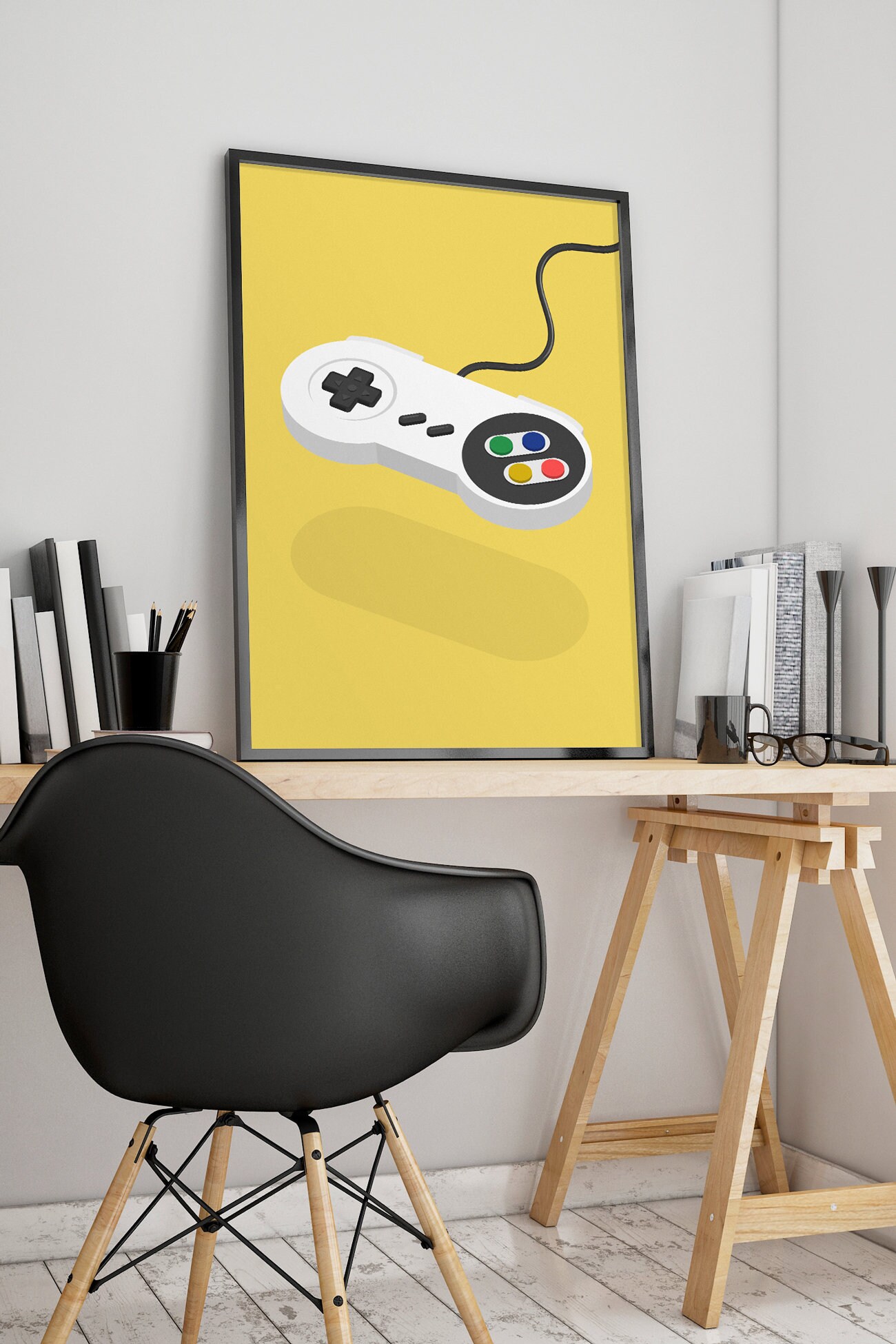 Video Game Decor Gaming Poster Game Room Wall Art Man Cave Etsy