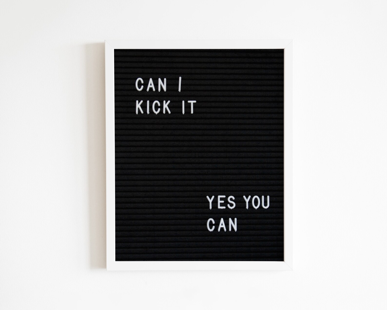 Can I kick it Yes you can 90s hip hop poster Rap lyrics Etsy