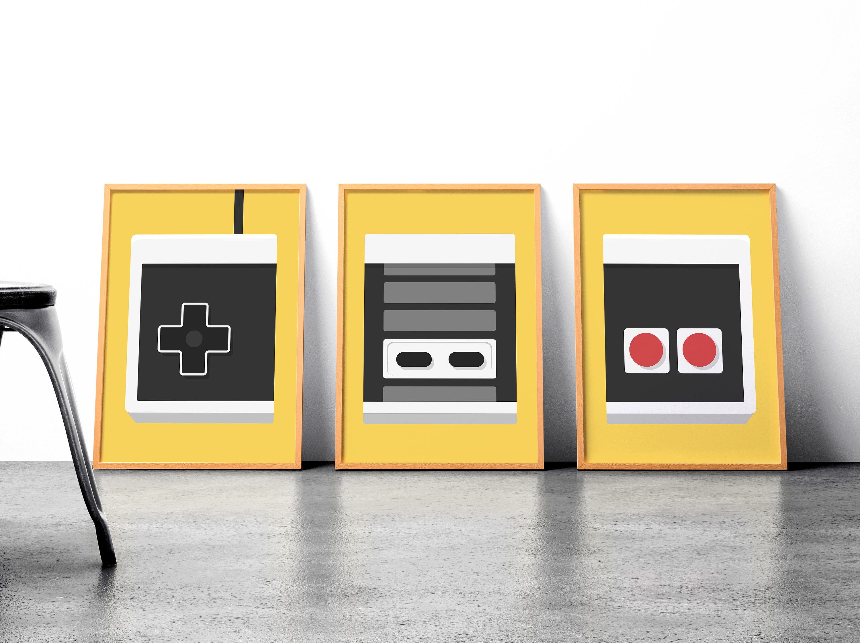 Video Game Decor Gaming Poster Game Room Wall Art Man Cave Etsy