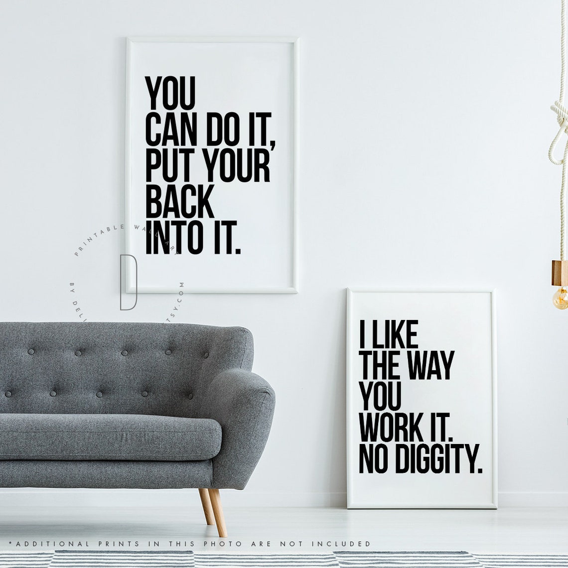 You Can Do It Put Your Back Into It Rap Lyrics Wall Art Rap Etsy You can do it put your back into it rap lyrics wall art rap etsy