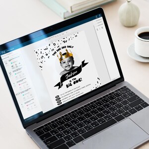 Hip Hop First Birthday Invitation – The Big One Editable Digital Template image 4