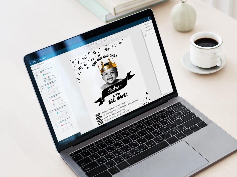 Hip Hop First Birthday Invitation – The Big One Editable Digital Template image 4
