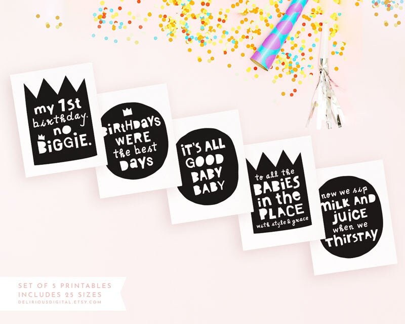 Biggie Birthday First Birthday Party Notorious ONE Birthday Etsy UK