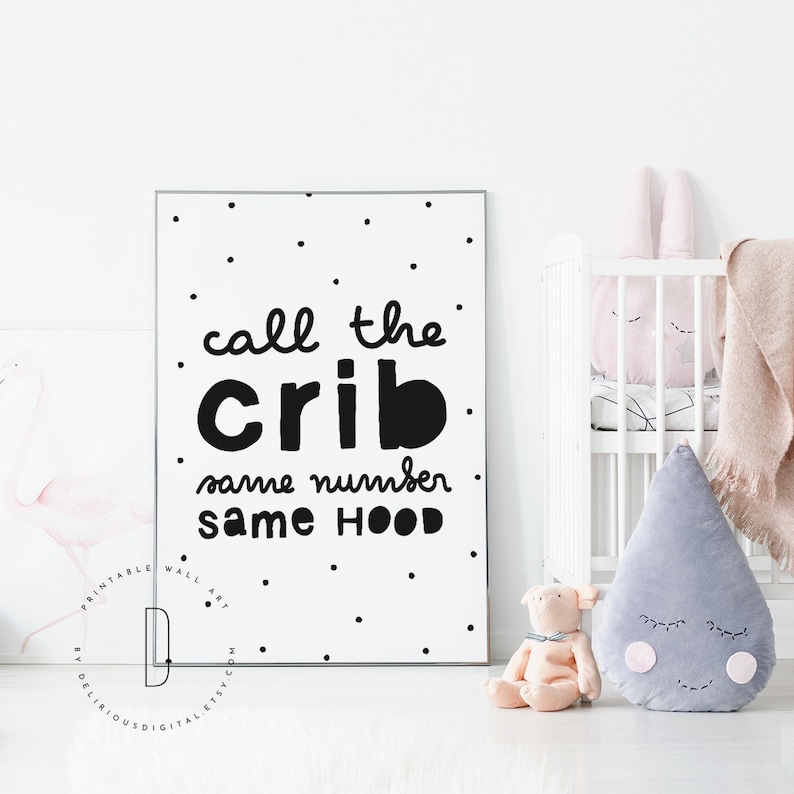to my crib sign Rap lyrics wall art Nursery decor Etsy