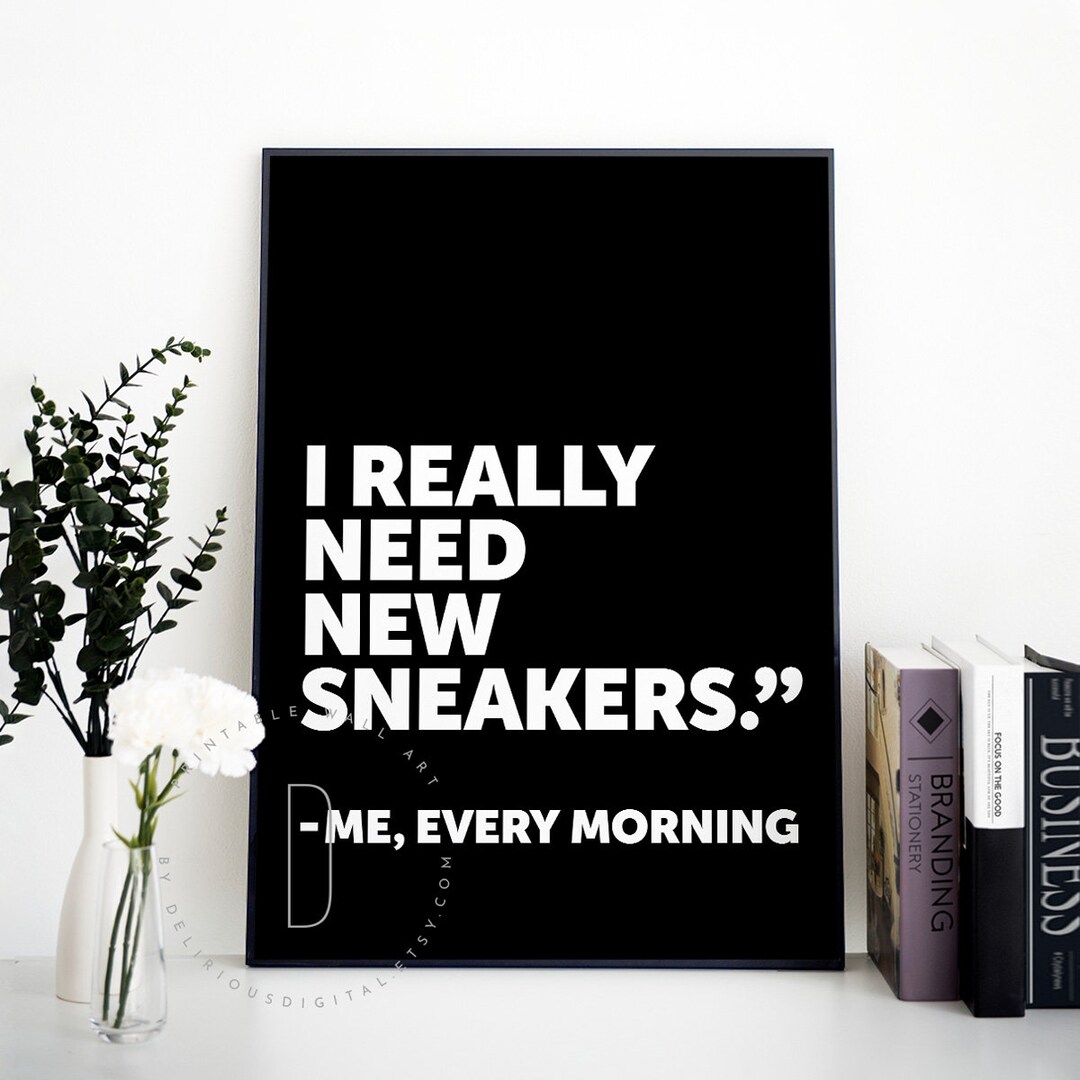 Sneakerhead Gifts, Sneakerhead Poster Wall Art, Sneaker Head Room Decor