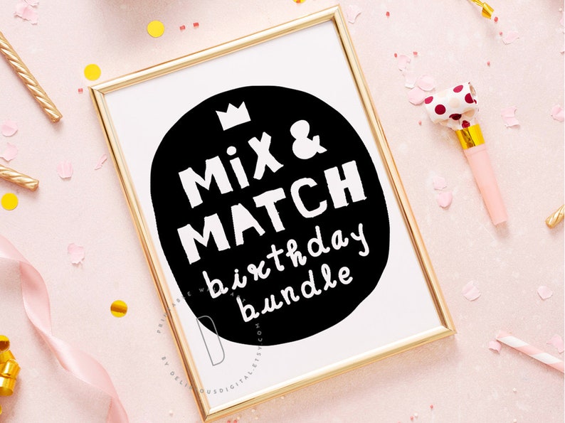 Mix & Match Notorious ONE Birthday Party 2 Legit to Quit 3 Etsy