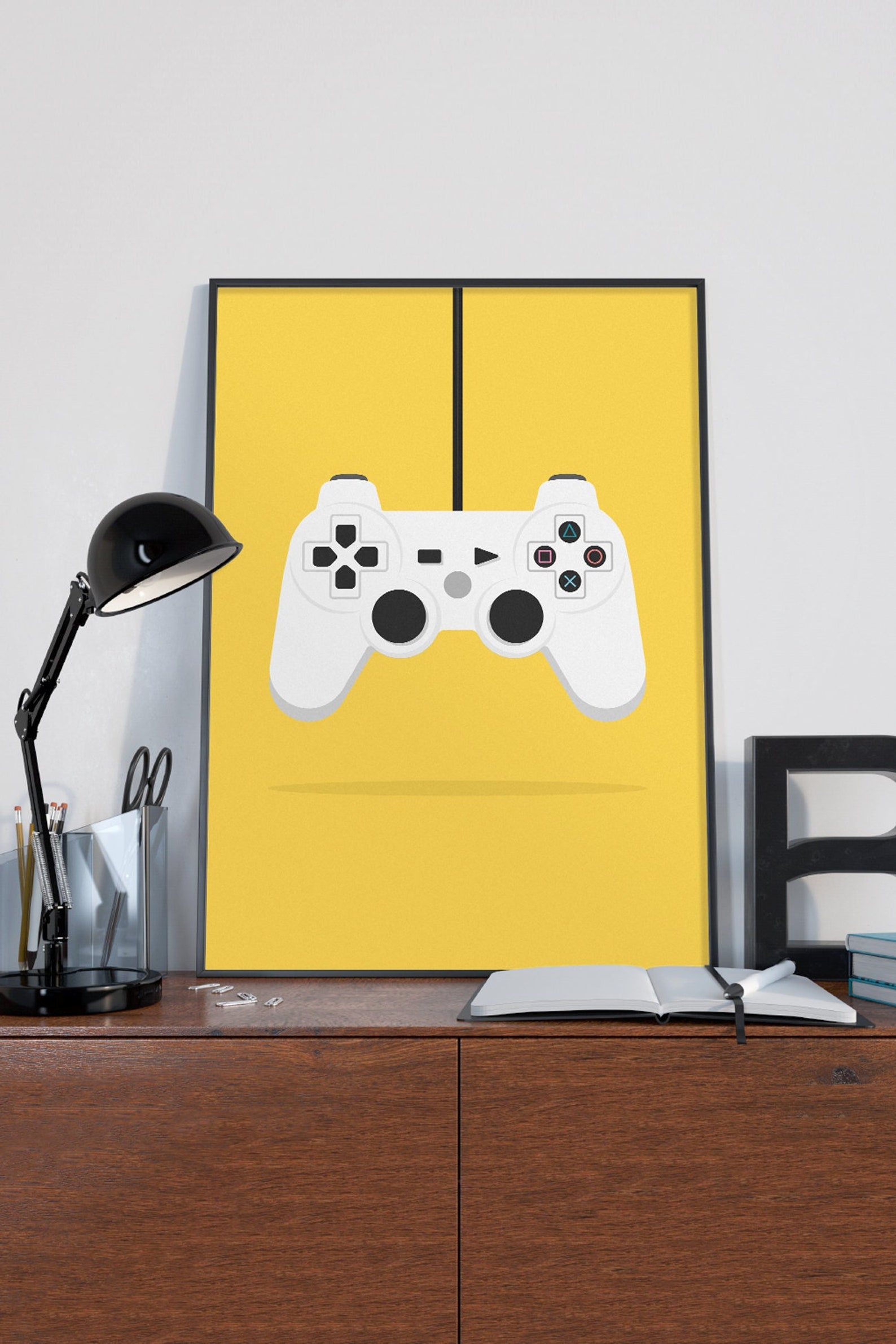 Video Game Decor Gaming Poster Game Room Wall Art Man Cave Etsy