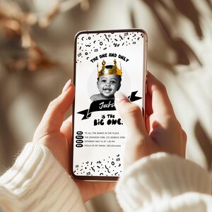 Hip Hop First Birthday Invitation – The Big One Editable Digital Template image 5