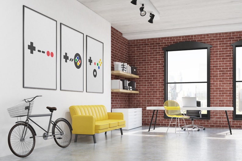 Video Game Decor Video Game Wall Art Game Room Decor Gamer Room Sign Gaming Poster Gamer Gift Geek Art Geek Decor Nintendo Art Teen Room