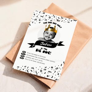 Hip Hop First Birthday Invitation – The Big One Editable Digital Template image 8