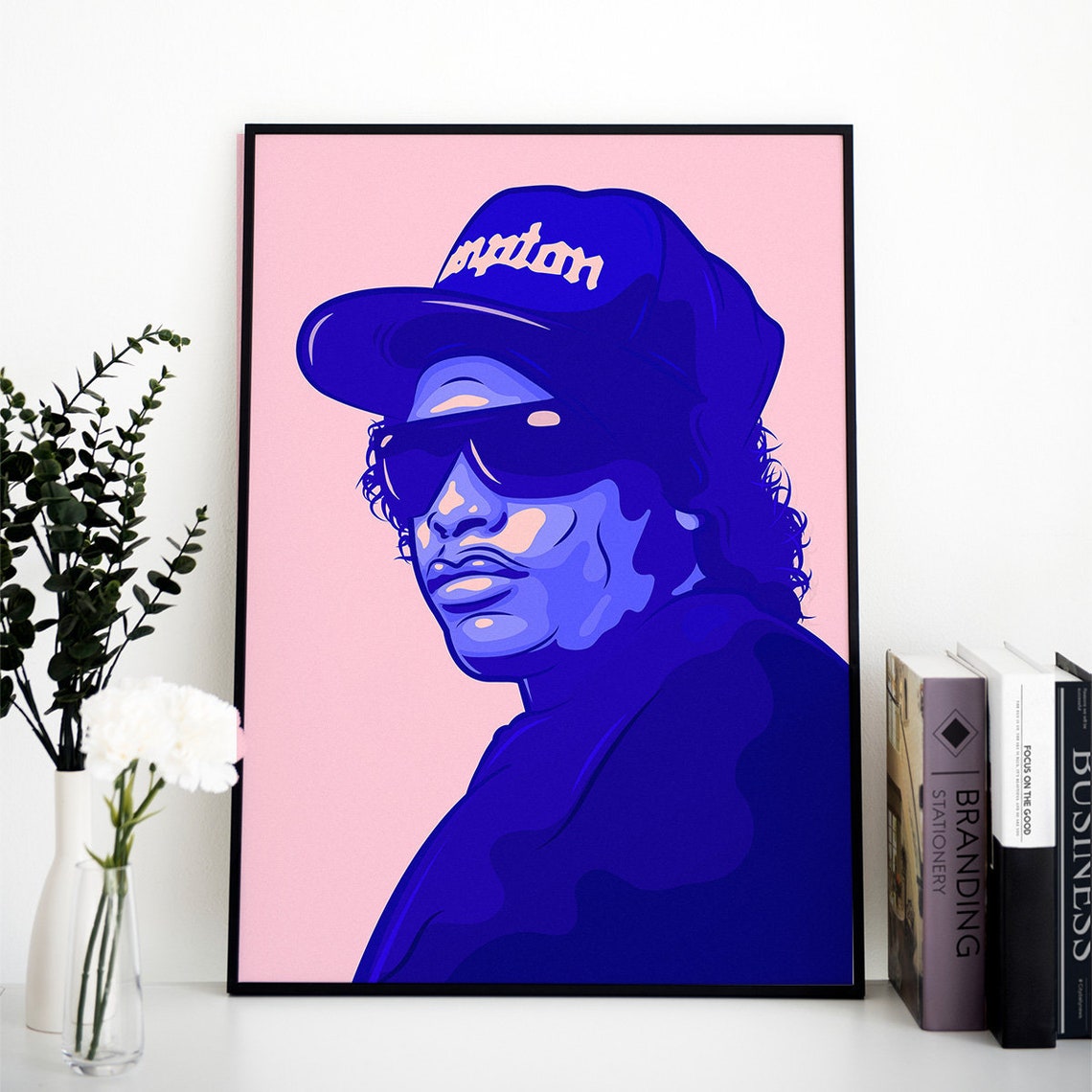 Rapper poster Rap poster Rap art print Hip hop poster Hip Etsy