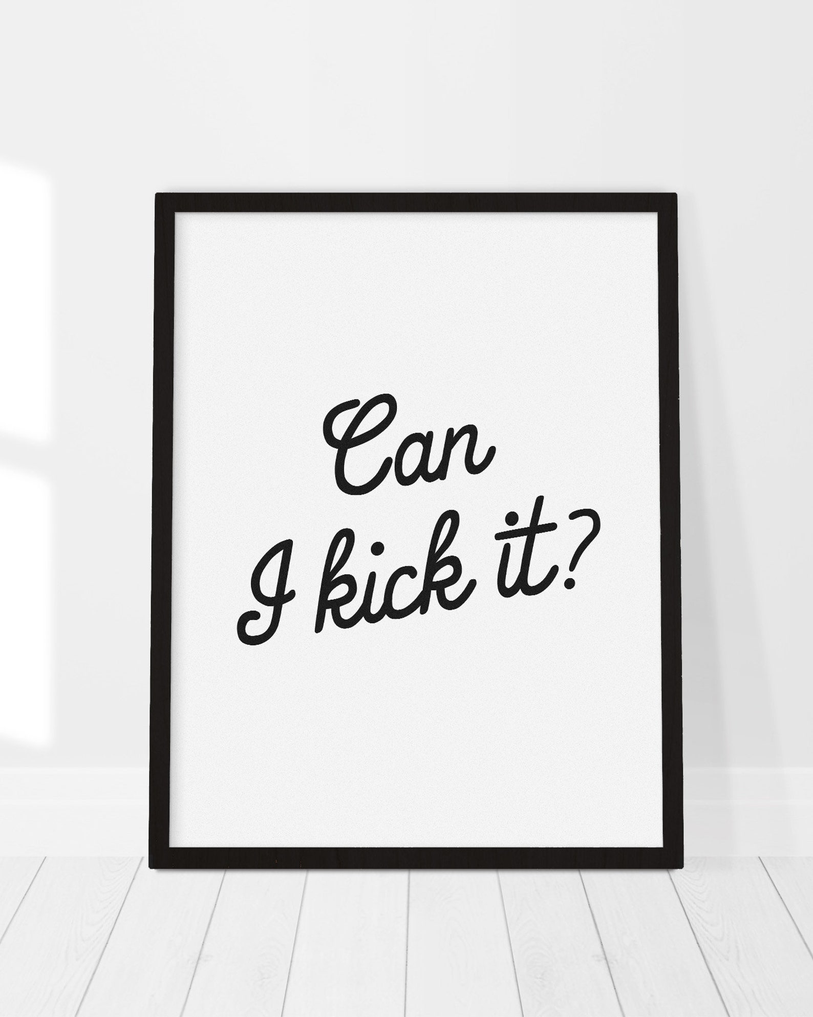 Rap Lyrics Wall Art Rap Poster Can I Kick It Print Rap Art Etsy