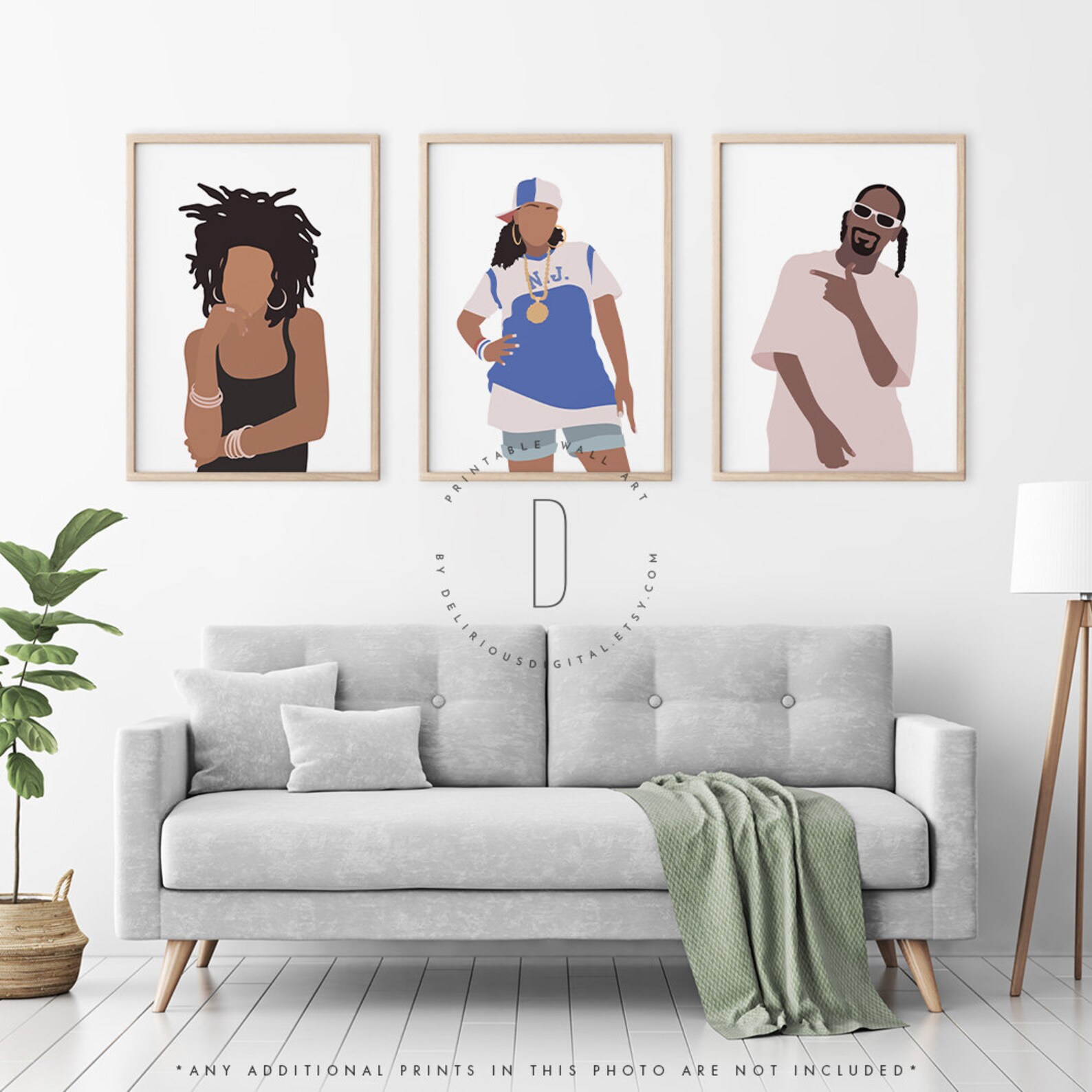 Female Rapper Poster Print Rap Artist Poster Hip Hop Artist Etsy