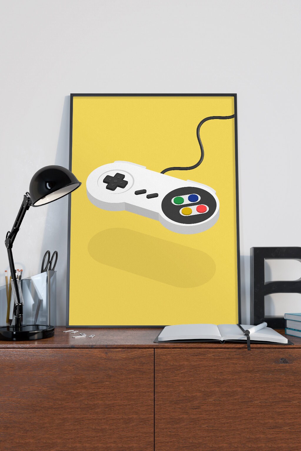 Video Game Decor Gaming Poster Game Room Wall Art Man Cave Etsy