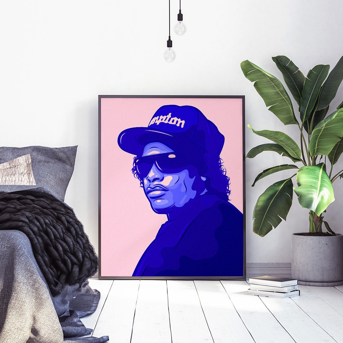 Rapper poster Rap poster Rap art print Hip hop poster Hip Etsy