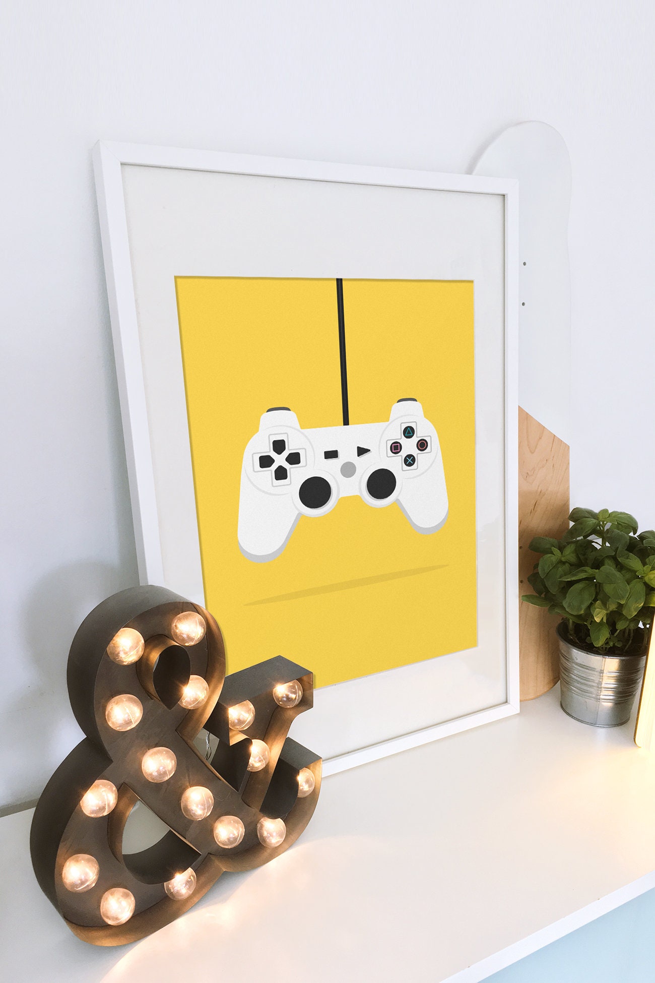 Video game decor Gaming poster Game room wall art Man cave